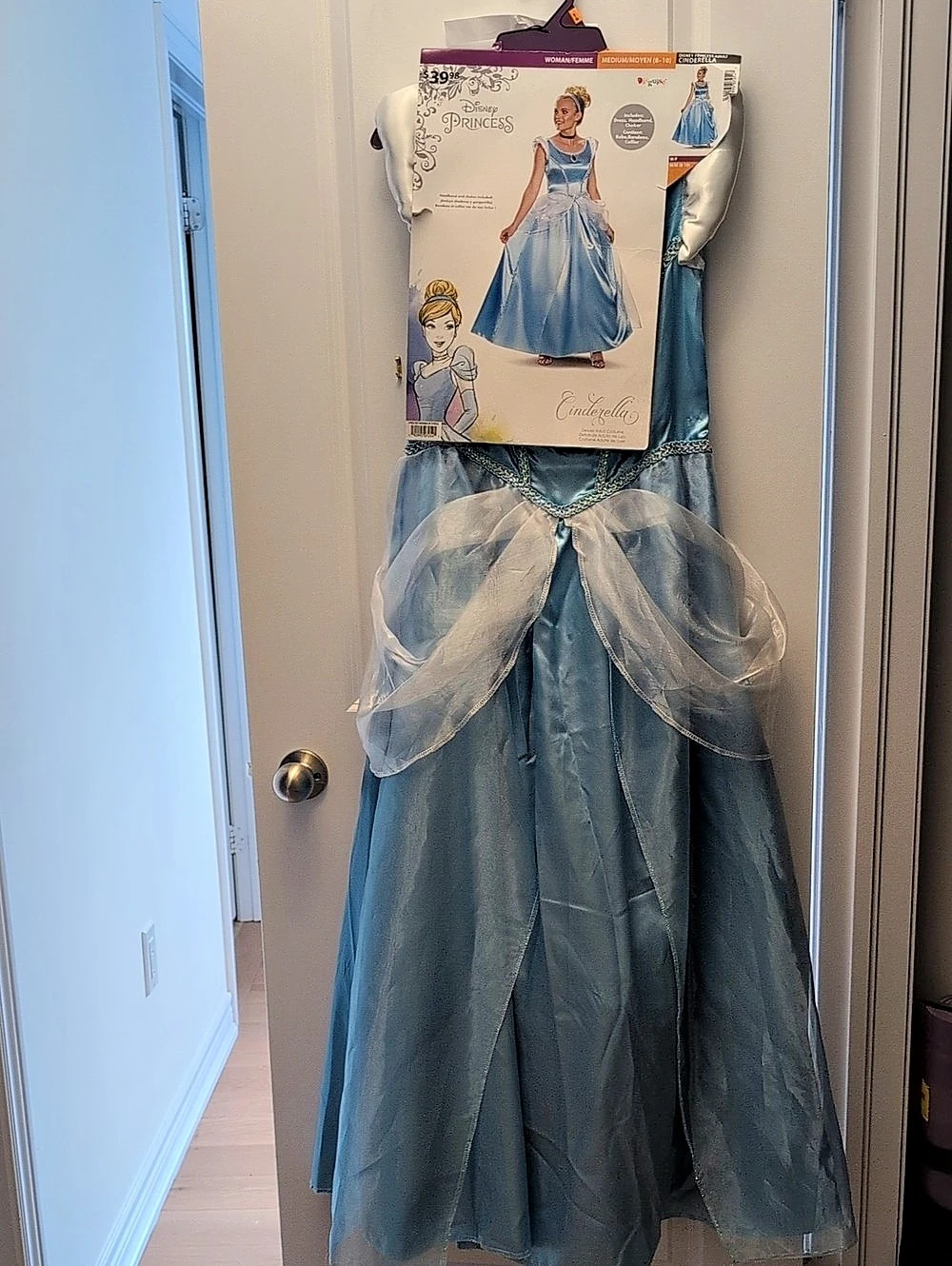 Disney Cinderella Costume Girls Medium NWT
